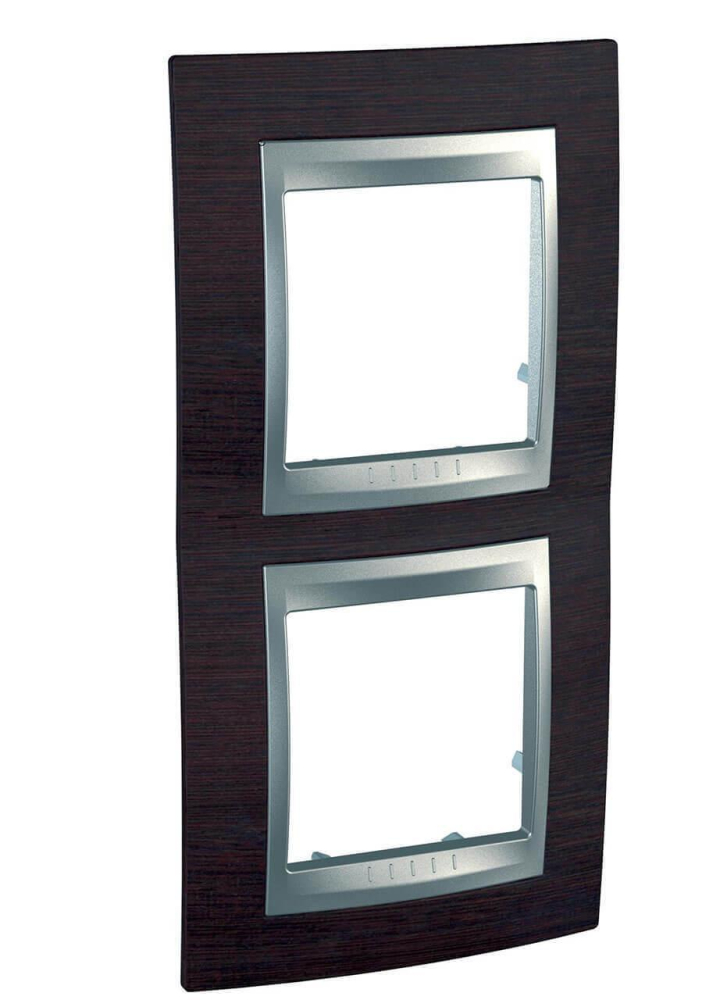 Рамка 2-постовая вертикальная Schneider Electric Unica Top MGU66.004V.0M3