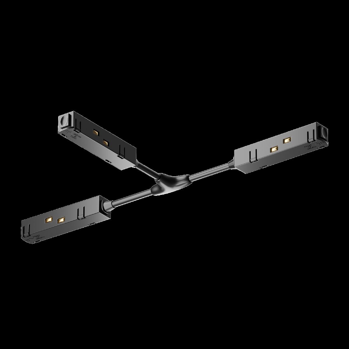 T-образный коннектор питания для магнитного шинопровода Maytoni Technical Magnetic track system Gravity TRA004CWT-22B