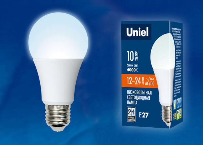 Лампа светодиодная (UL-00002376) Uniel E14 6W 4000K матовая LED-G45-6W/NW/E14/FR/MB PLM11WH