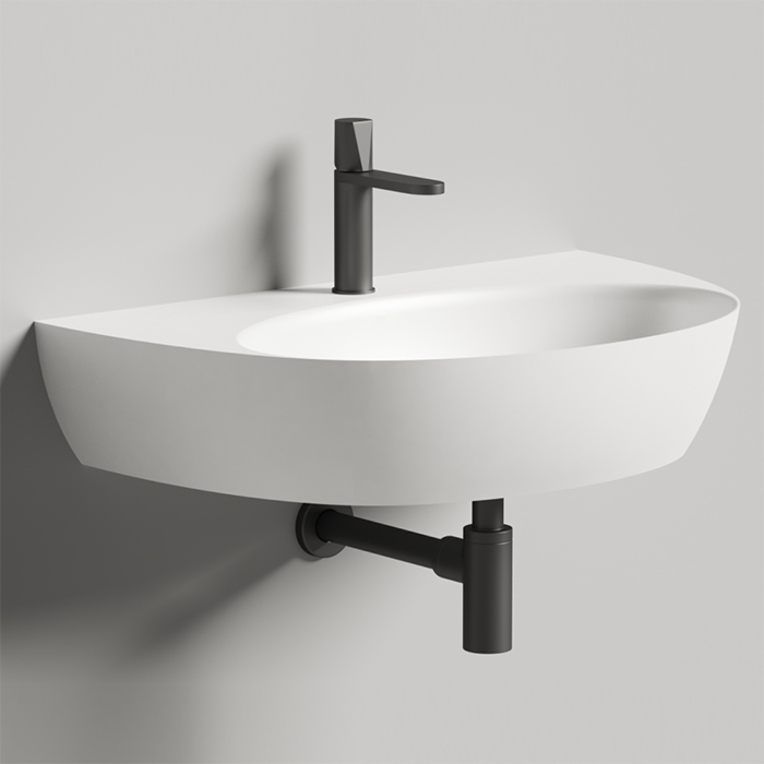 Salini Alda Wall 03 Раковина 60х71х15см., накладная, 1 отв., S-Sense, цвет: белый