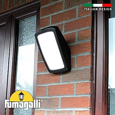 Уличный настенный светодиодный светильник Fumagalli Germana 2N1.000.000.AYF1R