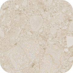 ARCANA BLACK&CREAM Checkers Rounded Cream Beach