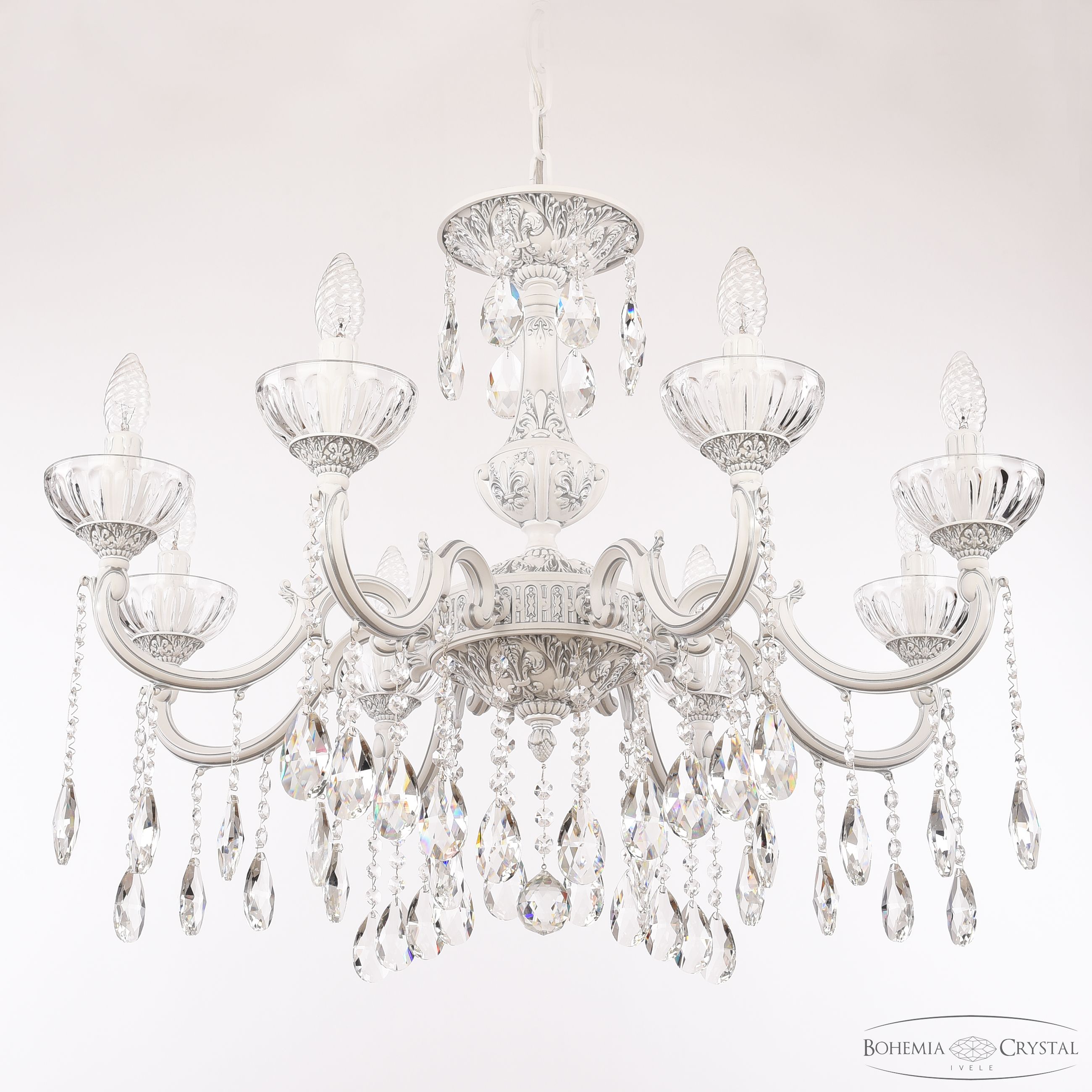 Подвесная люстра Bohemia Ivele Crystal AL78101/8/250 A WMN P Clear/M-1H