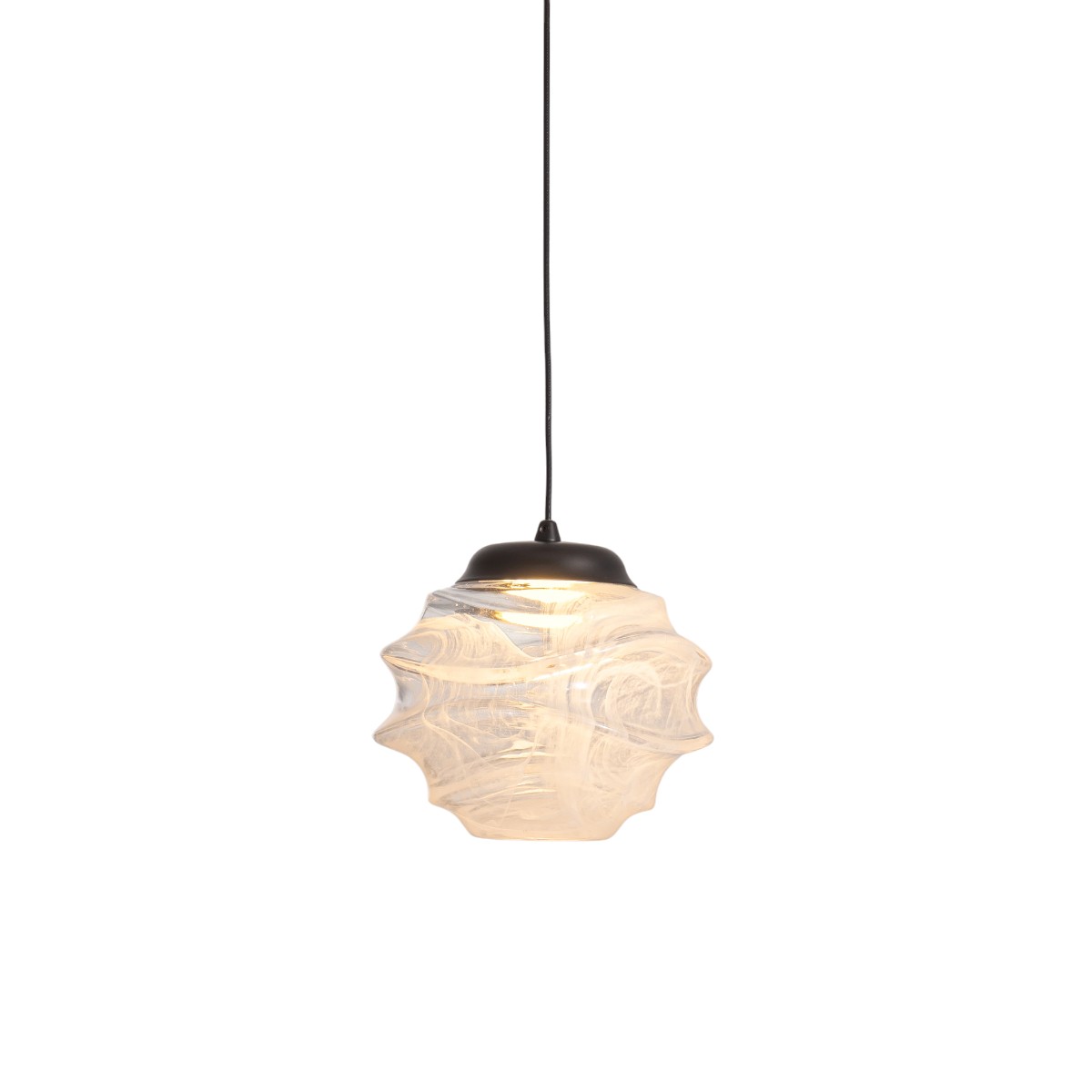 Подвесной светильник Delight Collection MD25030003-1A matt black/clear