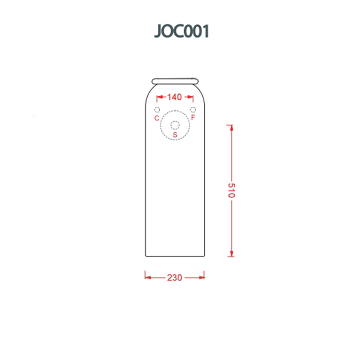 Artceram Jolie Пьедестал для раковины Ø50см., цвет: Light Terrazzo