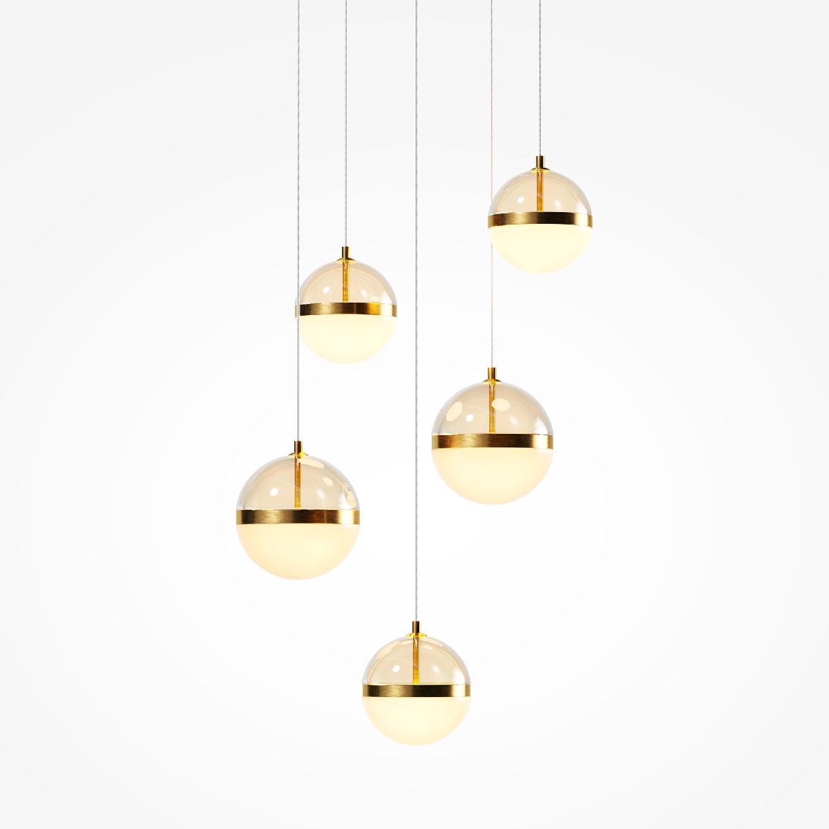 Каскадная люстра Maytoni Area MOD295PL-L60BBS3K