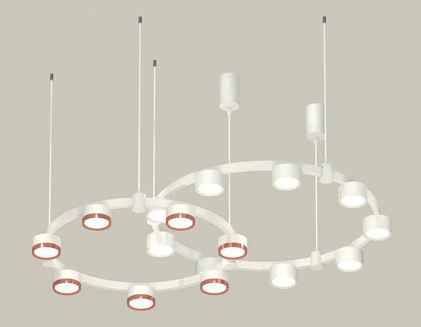 Комплект подвесного светильника Ambrella Light Techno Ring XR92081200 (A9208x2, C9241,C9236,N8112,N8126)