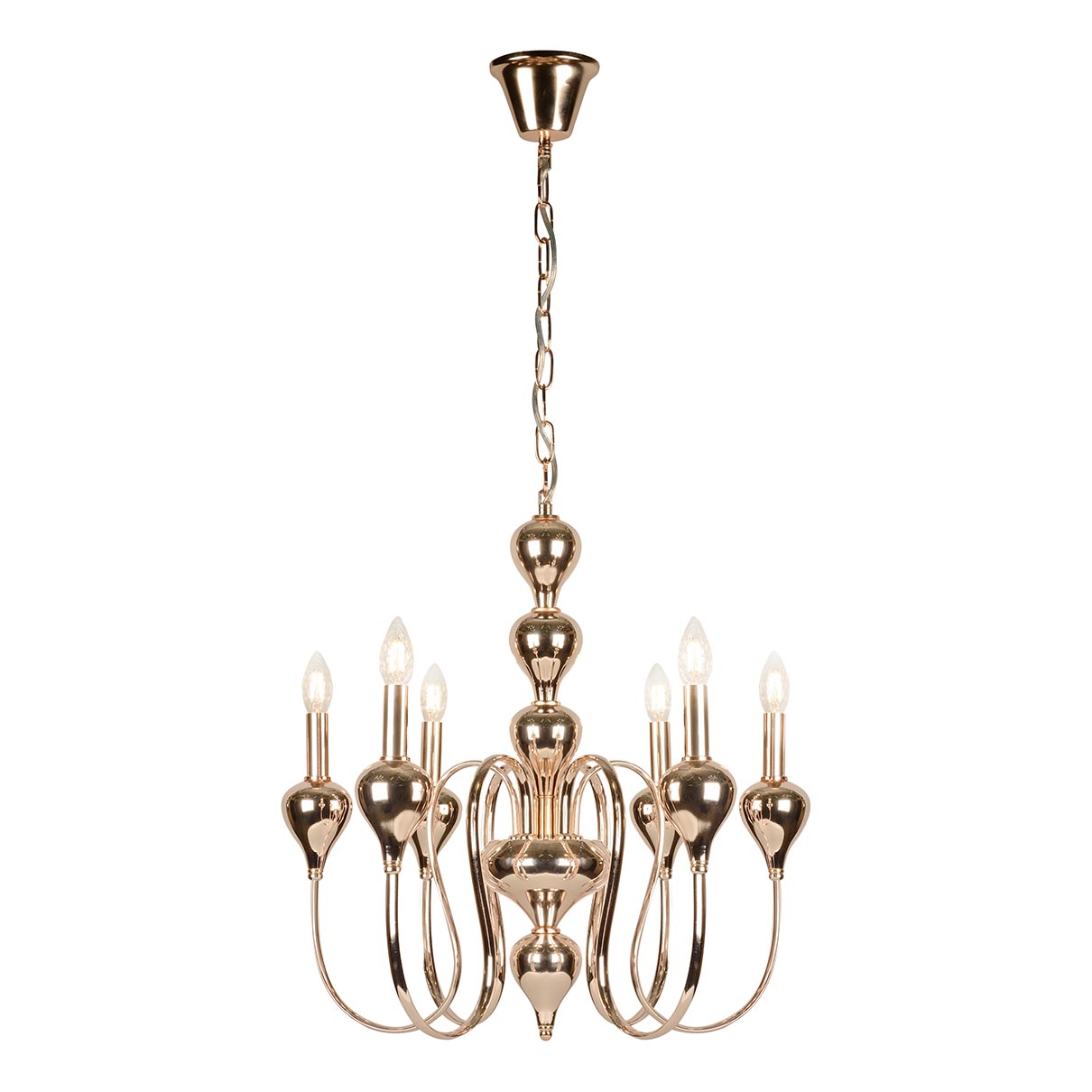 Подвесная люстра iLamp Lady 88003-6 GD