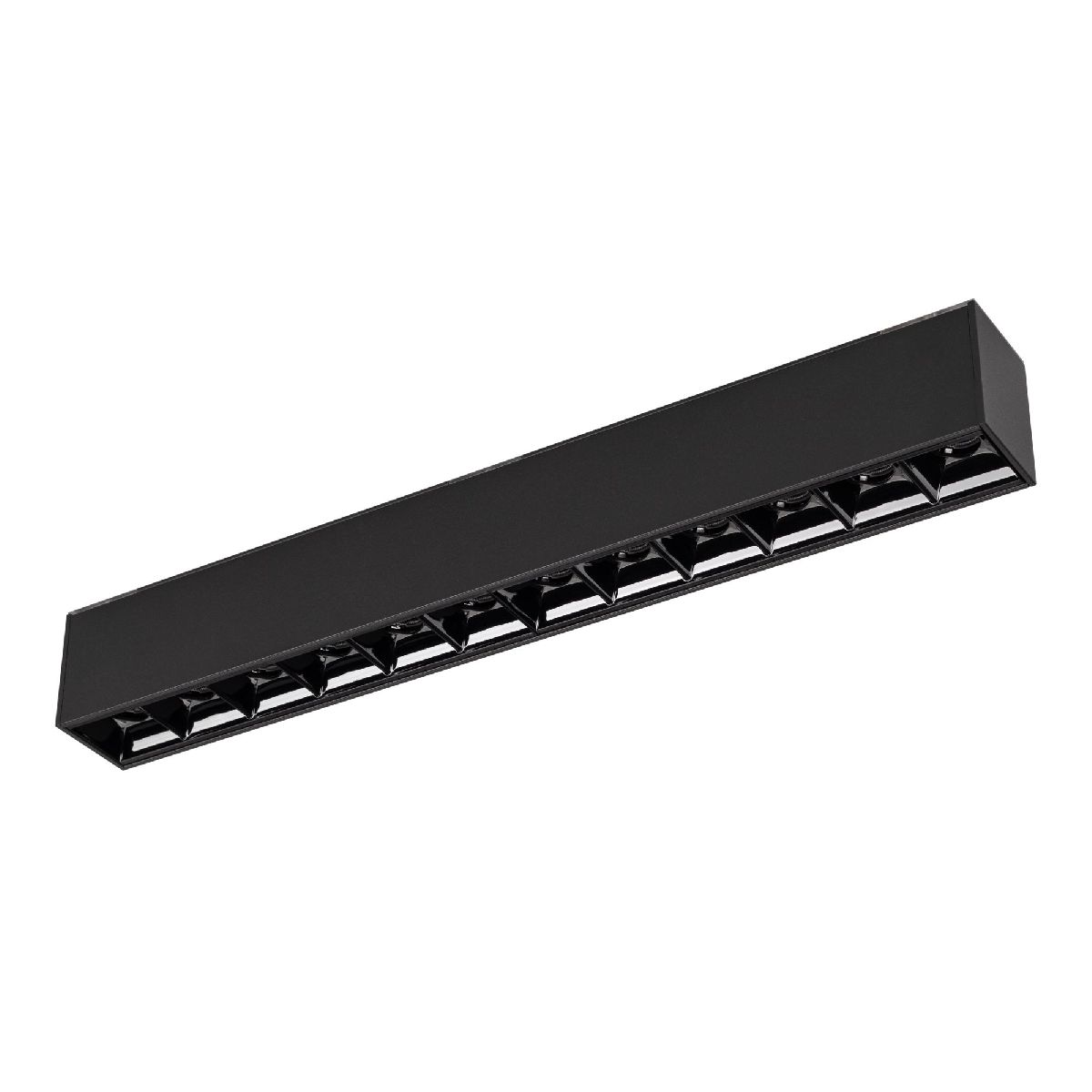Трековый магнитный светильник Arlight MAG-LASER-45-L320-12W Day4000 (BK, 15 deg, 24V, DALI) 046525