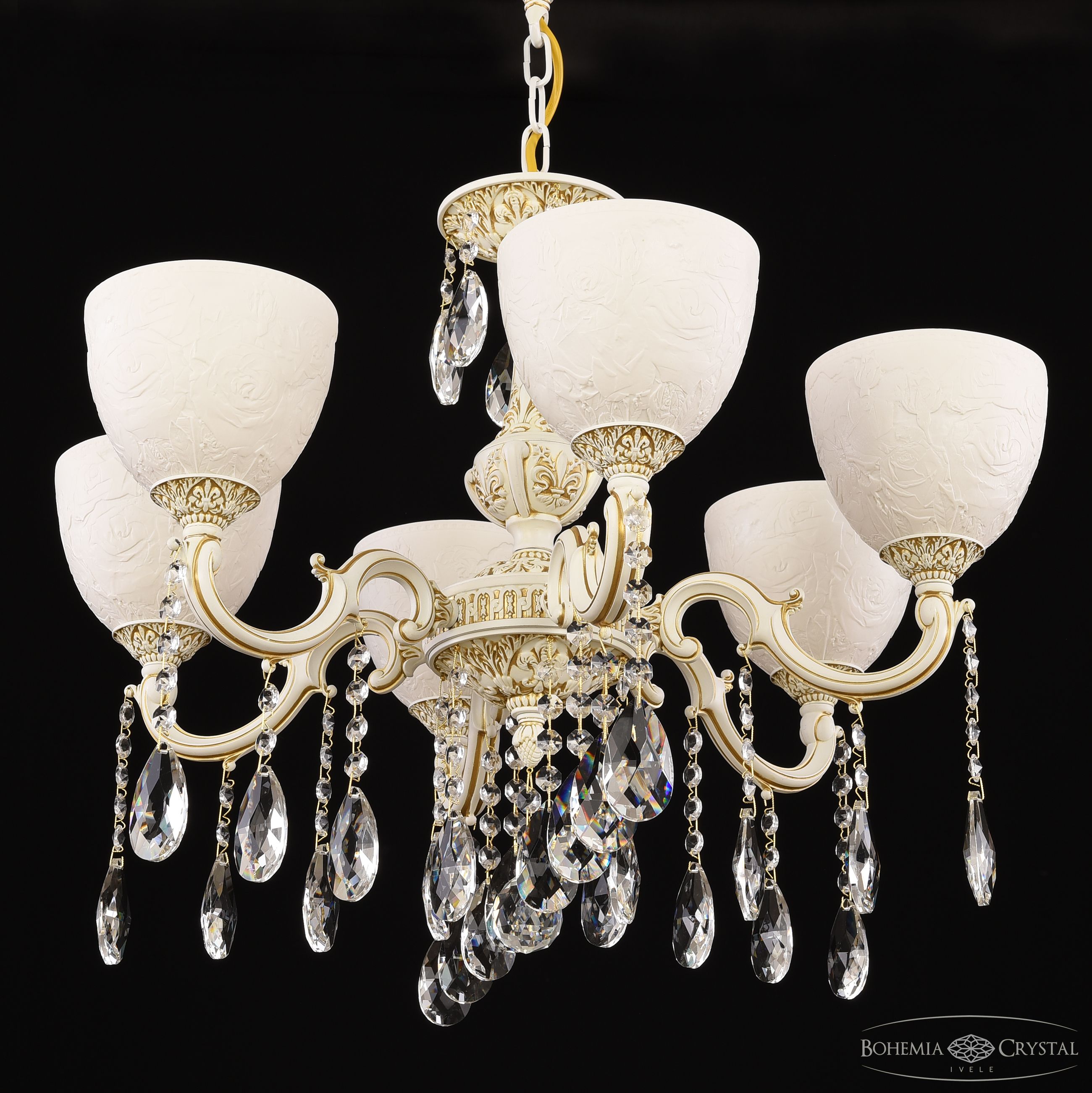 Подвесная люстра Bohemia Ivele Crystal AL78101/6/175 A WMG P1 U Rose