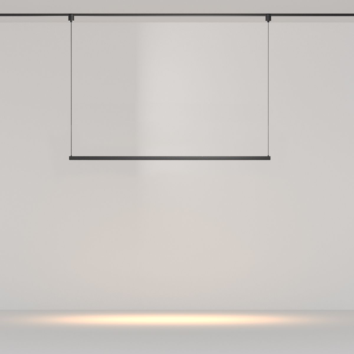 Трековый подвесной магнитный светильник Maytoni Basis TR170-1-52W3K-B