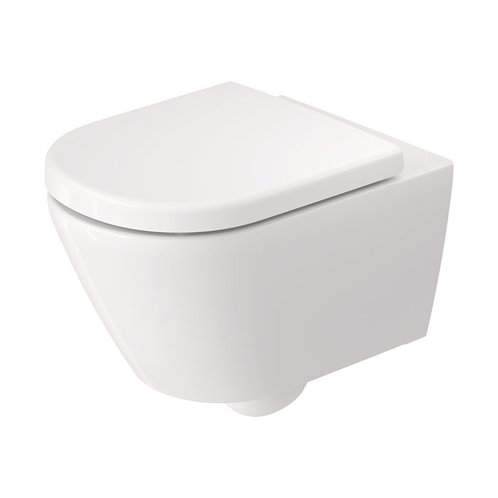 Duravit D-Code Унитаз подвесной 54х37см, безободковый, цвет: белый