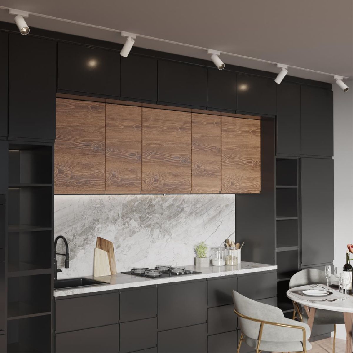 Трековый магнитный светильник Novotech Smal 359259