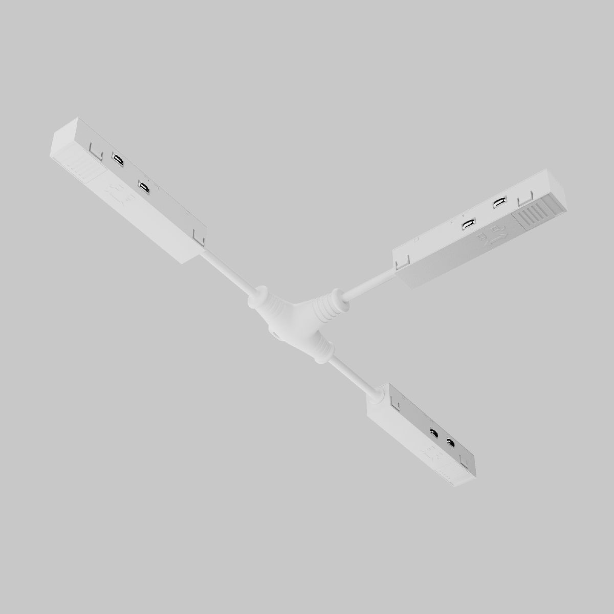 Коннектор питания Т-образный Maytoni Magnetic track system Exility TRA034CWT-42W