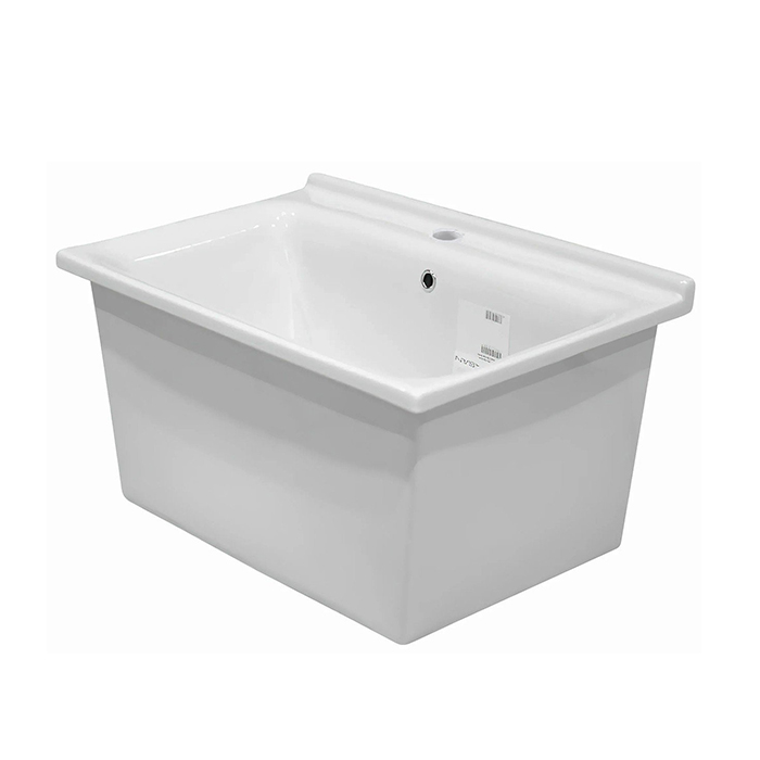 Kerasan Aquadom Раковина 75х50см, с 1 отв., встраиваемая сверху, цвет: белый глянец
