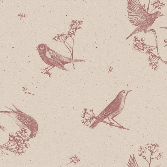 Обои Coordonne 9500071N Sweet Birds Rose