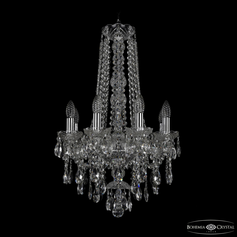 Подвесная люстра Bohemia Ivele Crystal 1415/8/141/h-69 Ni