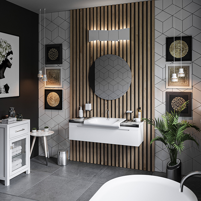 Kerasan Inka Project Раковина 60x40 см, 1 отв., цвет: белый