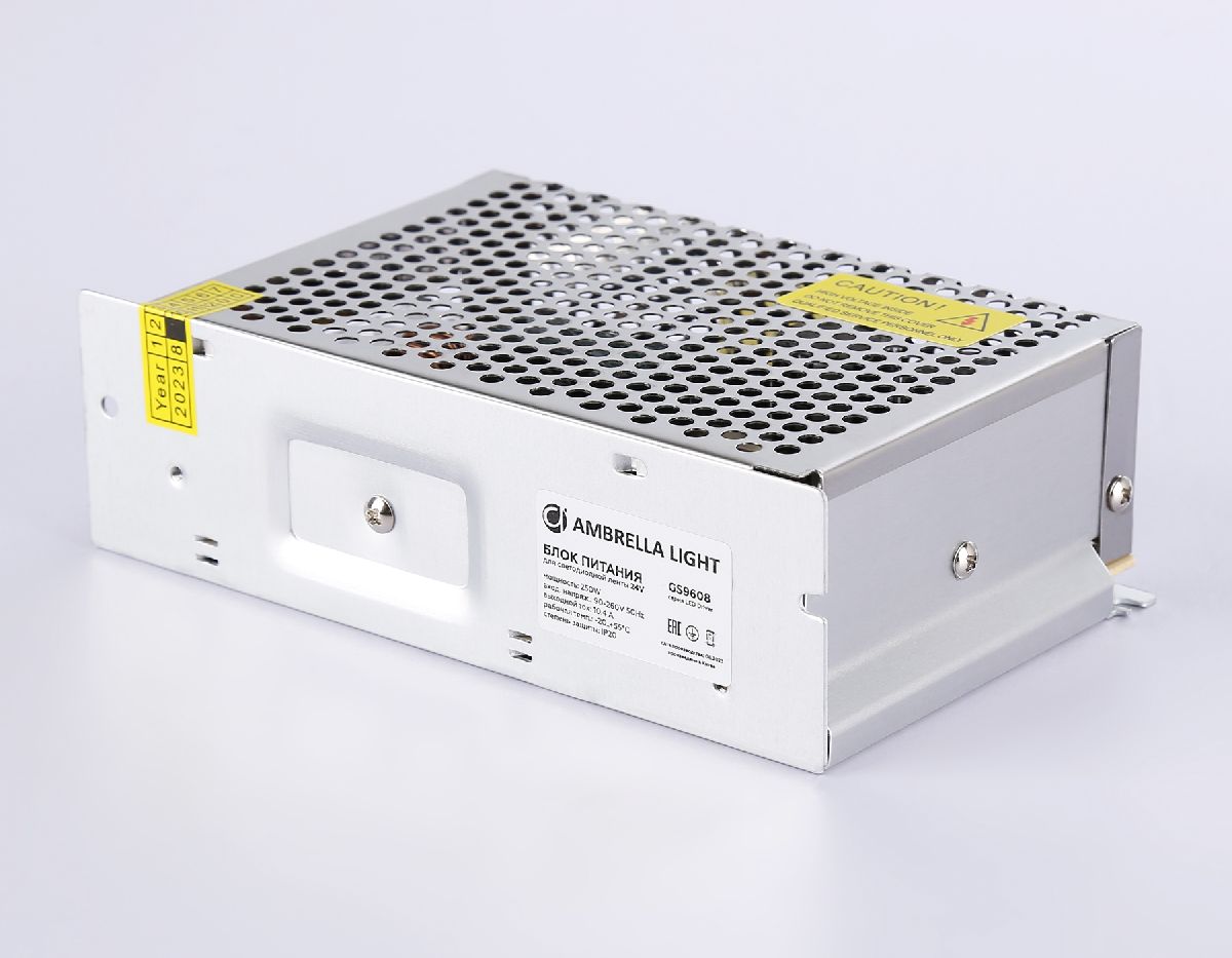 Блок питания Ambrella Light LED Driver 24V 250Вт AC90-260 10.4A IP20 GS9608