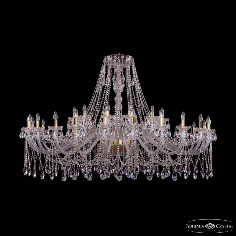 Подвесная люстра Bohemia Ivele Crystal 1413/24+12/700 G
