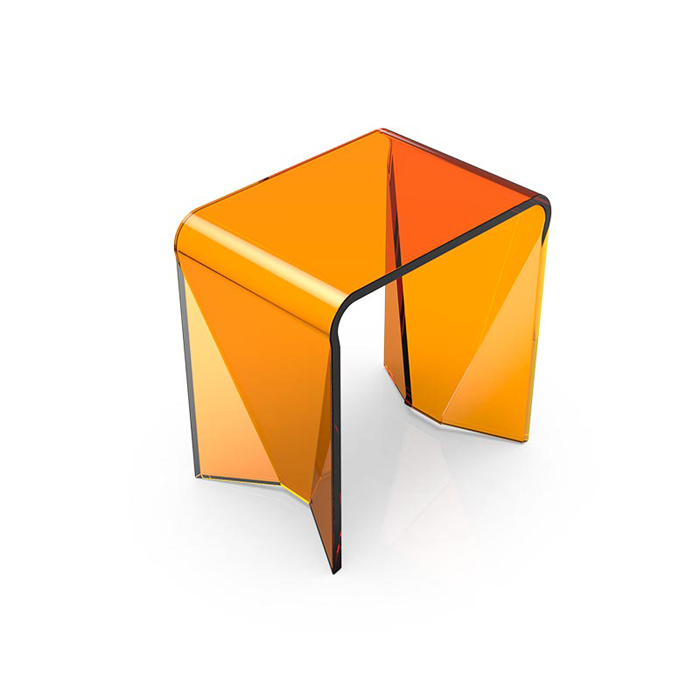 Knief Solid Surface Табурет отдельностоящий, из полимерного материала, цвет: Citrin # 060