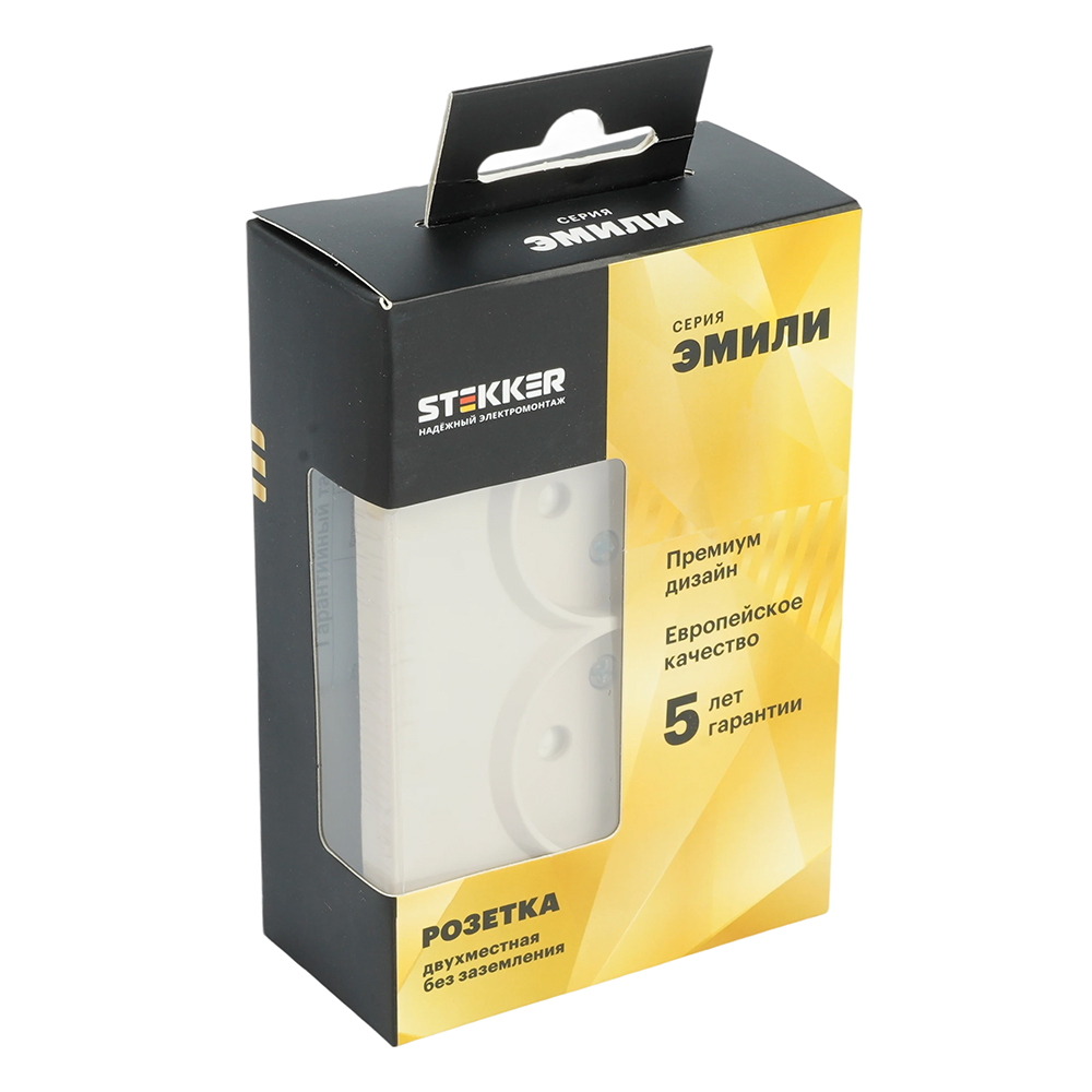 Розетка 2-местная с защитной шторкой Stekker Эмили б/з 250В 16А RST16-5116-08 кашемир soft touch 49903