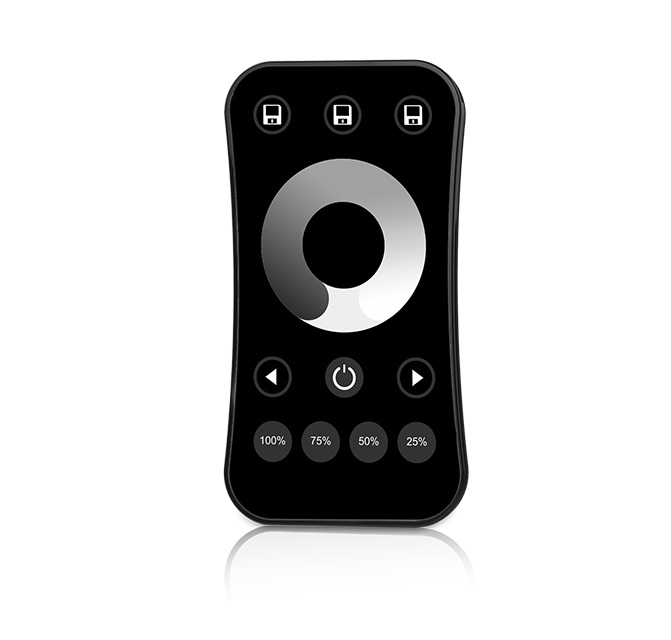 Пульт Arlight SMART-801-52-1G-3SC-DIM Black (3V, 2.4G) (IARL, IP20 Пластик) 061096