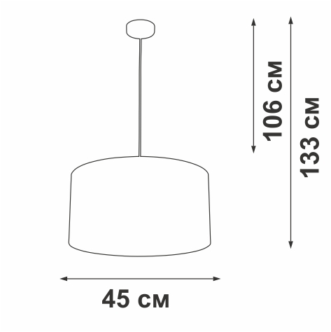 Подвесная люстра Vitaluce V2550-9/1S