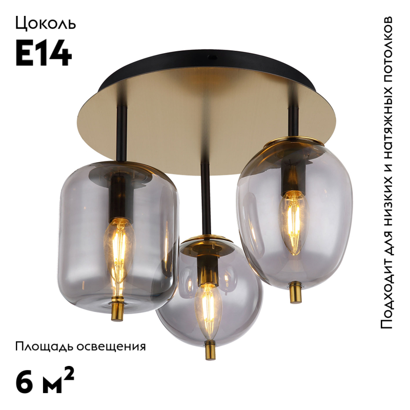 Потолочная люстра Lussole LSP-8730