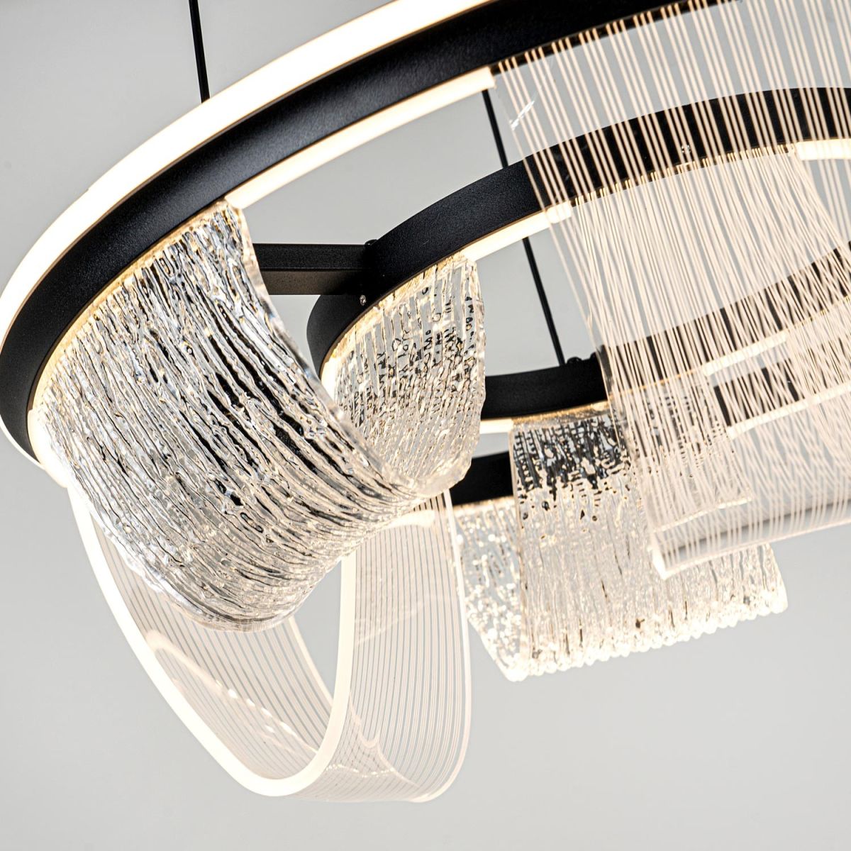 Подвесной светильник LED4U L7706-460 BK