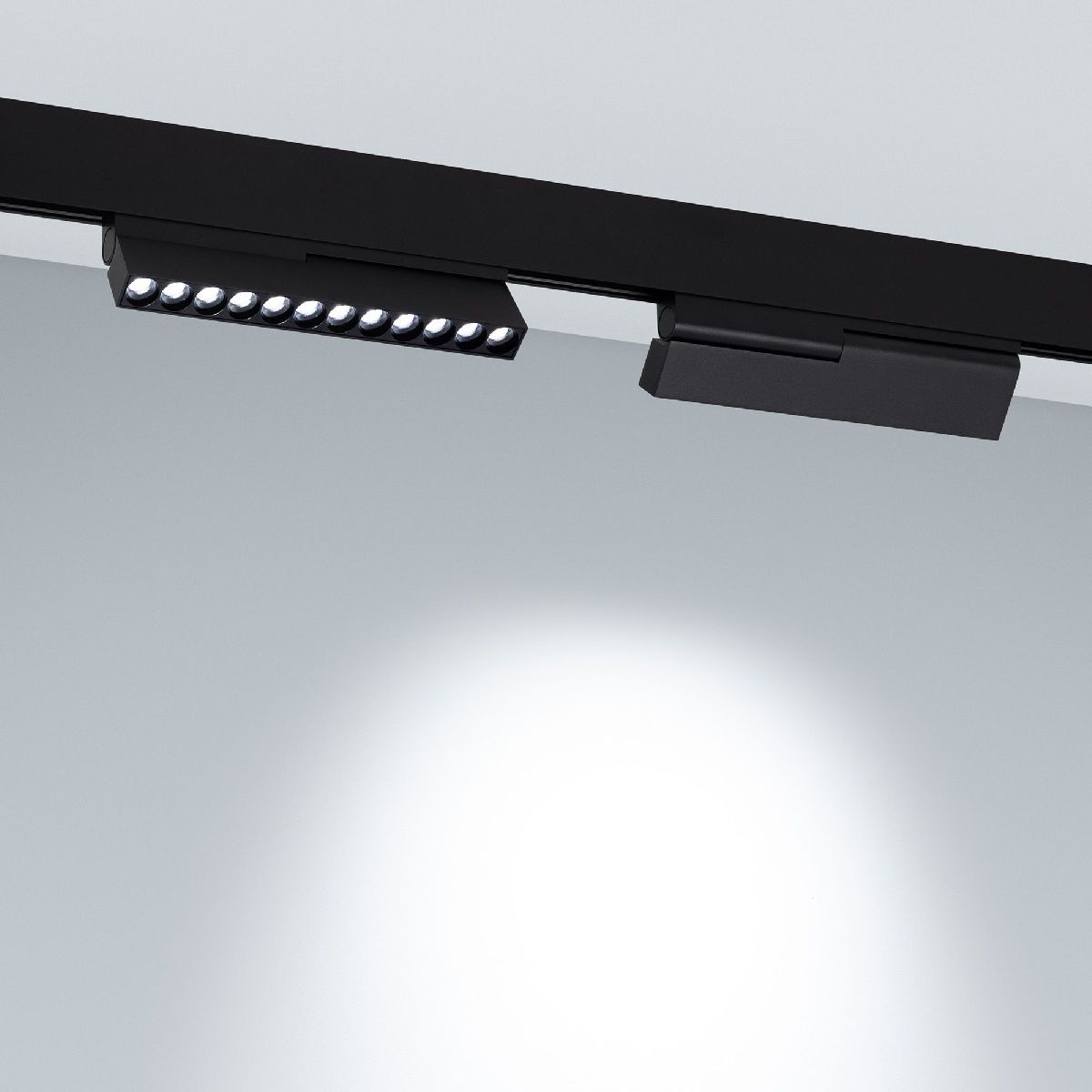 Трековый магнитный светильники Arlight MAG-ORIENT-DOTS-FOLD-S230-12W Day4000-MIX 047139