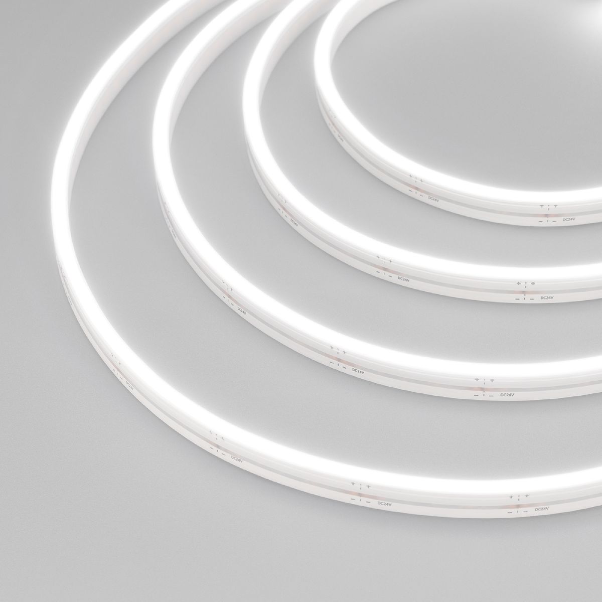 Лента герметичная Arlight MOONLIGHT-SIDE-A120-06x12mm 24V White6000 (9.6 W/m, IP65, 5m, wire x2) 041033
