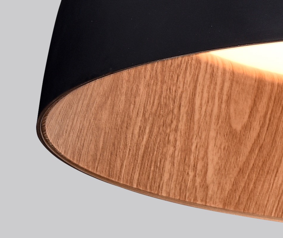 Потолочный светильник Delight Collection C0207-600A Black and Wood