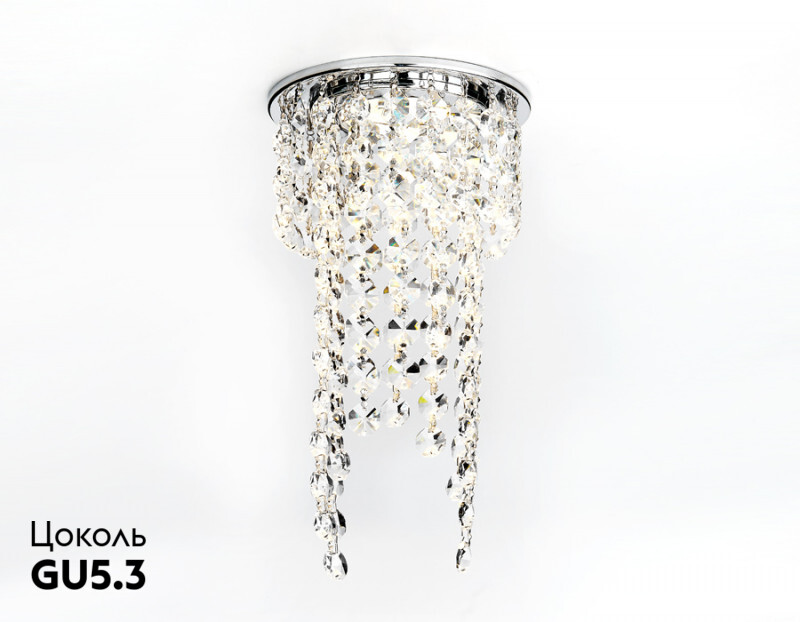 Встраиваемый светильник Ambrella Light K2071 CH/CL