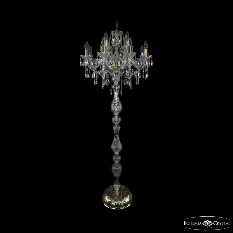 Торшер Bohemia Ivele Crystal 1415T1/8+4/200-165 G