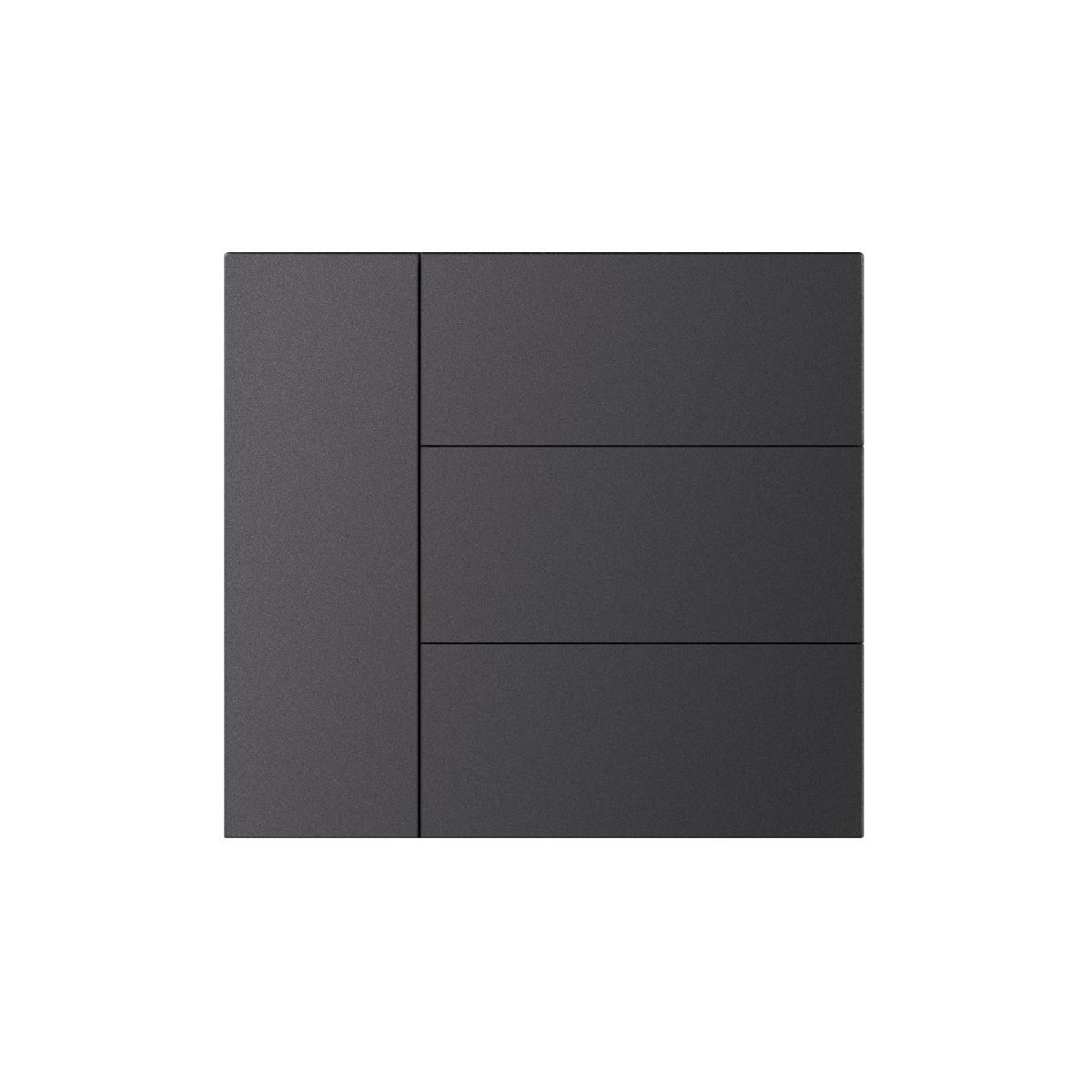 Накладка панели Arlight KNX-23-4G-SUF Dark Grey (Backlightless) 052879