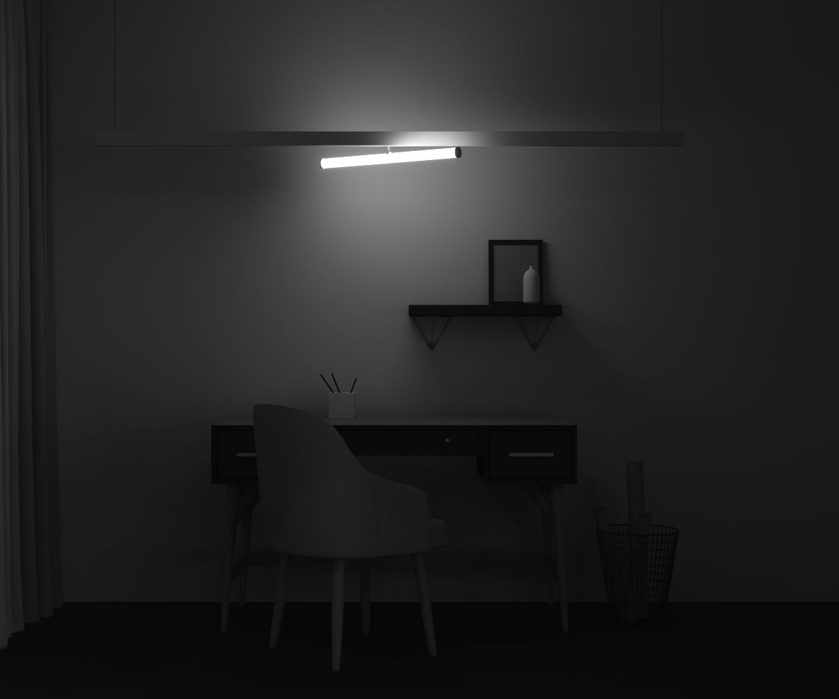 Трековый магнитный светильник Maytoni Larc TR086-4-25W-DS-W