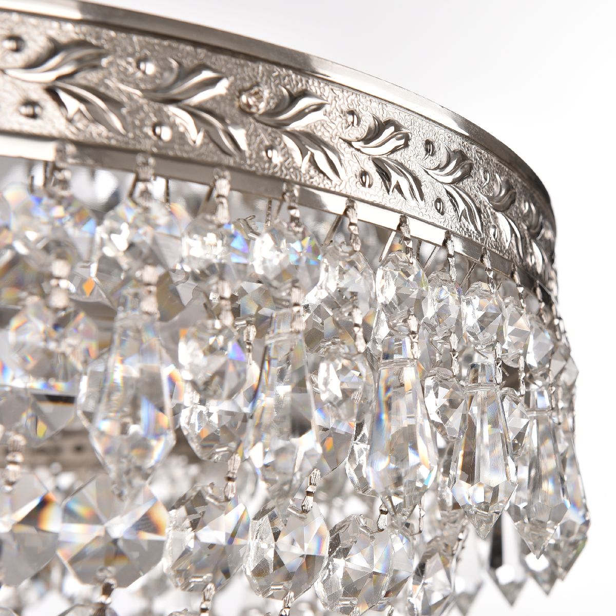 Потолочный светильник Bohemia Ivele Crystal 19011/35IV/LED-DIM Ni