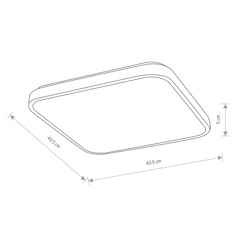 Потолочный cветильник Nowodvorski Agnes Square Led Pro White 10991