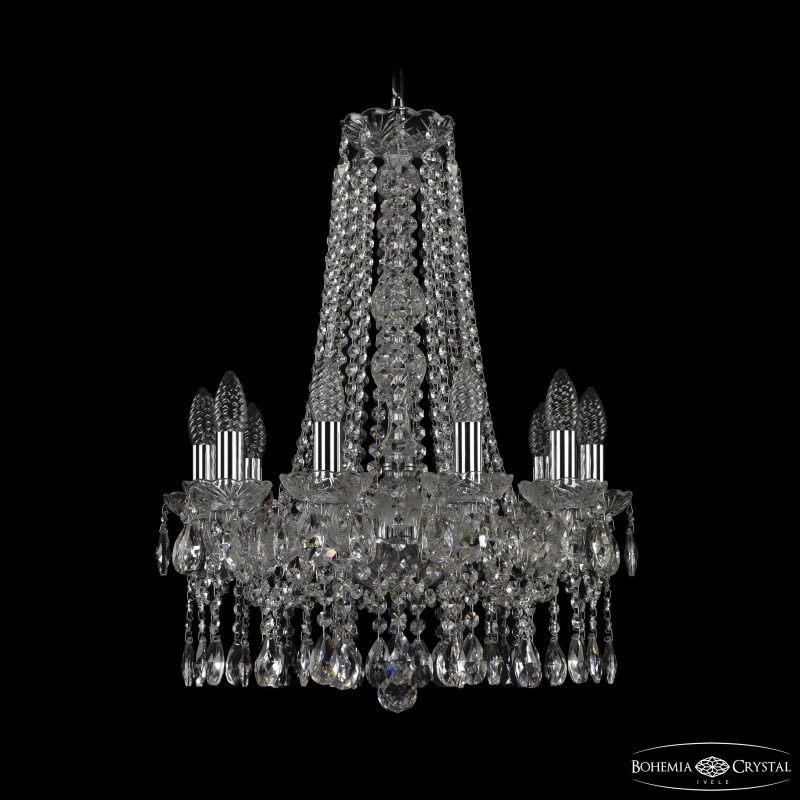 Подвесная люстра Bohemia Ivele Crystal 1413/10/165/h-62 Ni