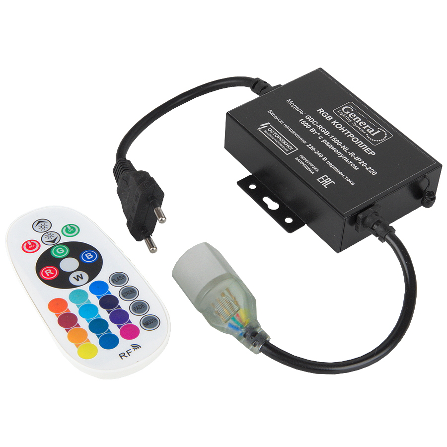Контроллер General GDC-RGB-1500-NL-R-IP20-220 512118