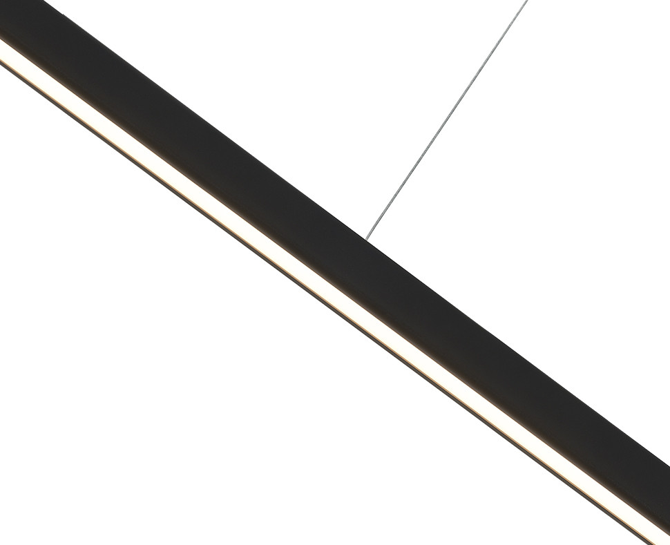 Линейный подвесной светильник Italline IT013-6021 black 3000K