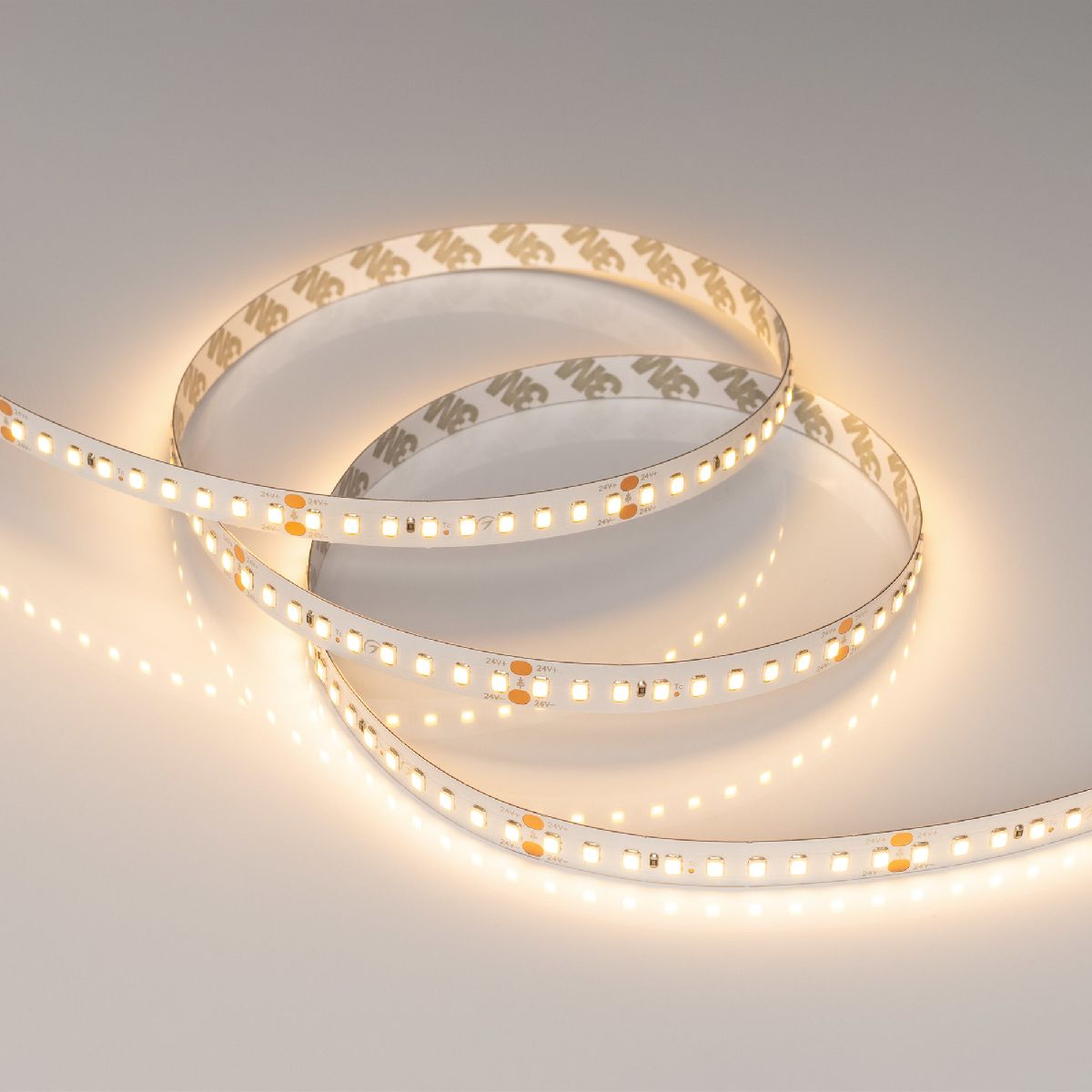 Светодиодная лента Arlight RT-A144-10mm 24V Warm2700 7.7 W/m, IP20, 2835, 5m 038781