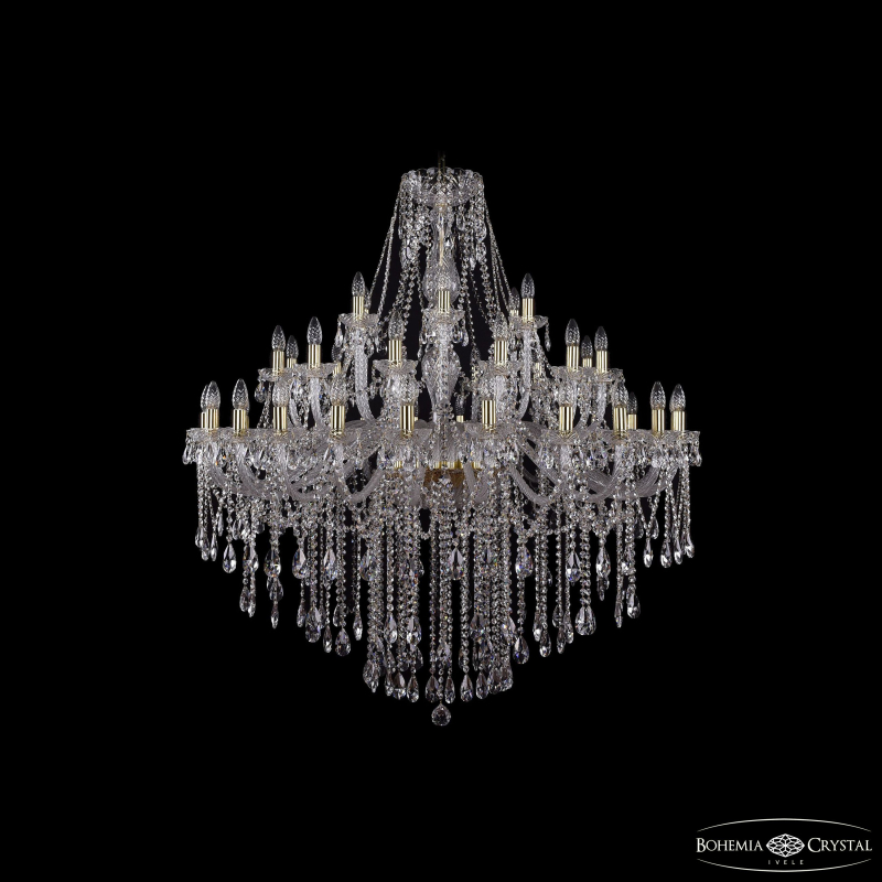 Подвесная люстра Bohemia Ivele Crystal 1415/24+12+6/460 G