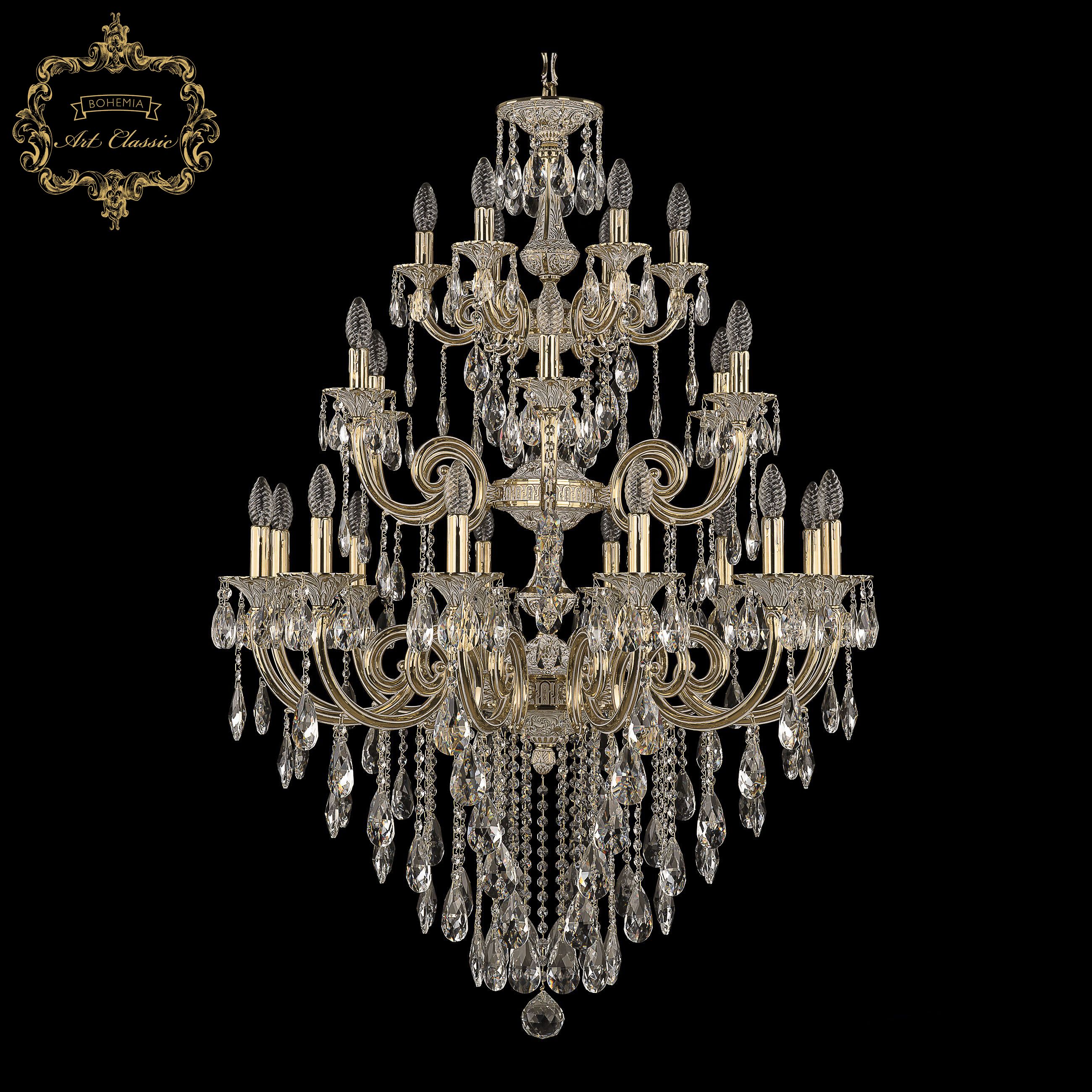 Подвесная люстра Art Classic 31.2117.12+6+6.300.3d.B.GW