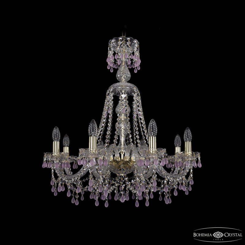 Подвесная люстра Bohemia Ivele Crystal 1410/8/240/XL-74 G V7010
