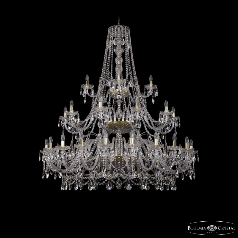 Подвесная люстра Bohemia Ivele Crystal 1411/20+10+5/530/3d G