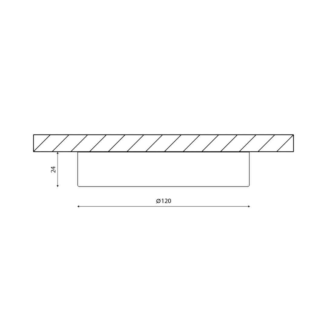 Накладной светильник DesignLed KH-R120-9-WW 007788