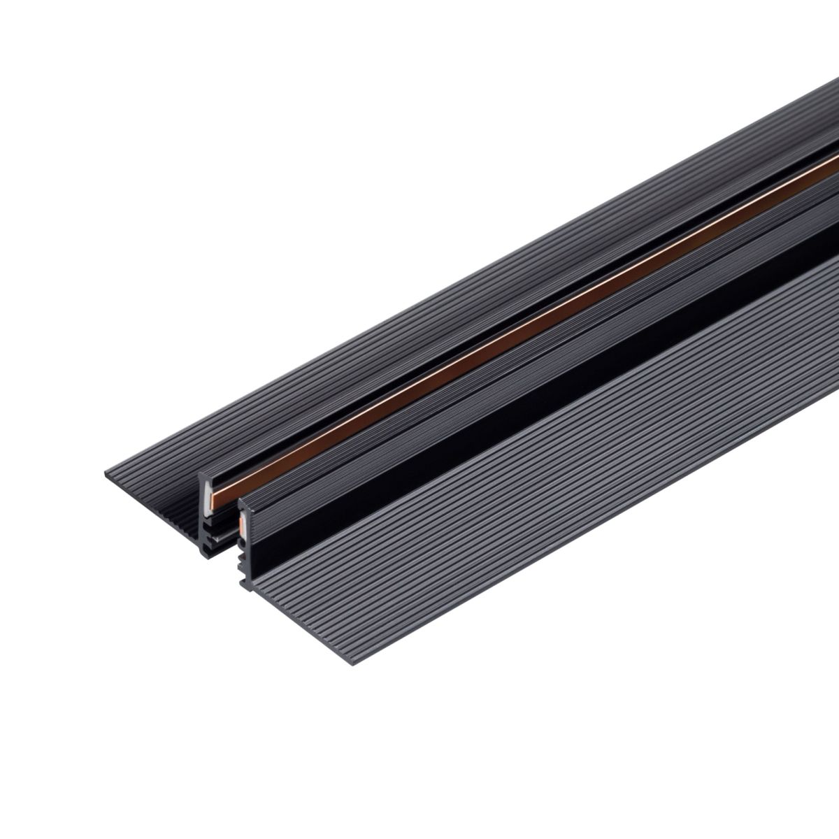 Шинопровод магнитный встраиваемый Arlight MAG-MICROCOSM-TRACK-4115-FDW-2000 (BK) (IP20 Металл) 051945