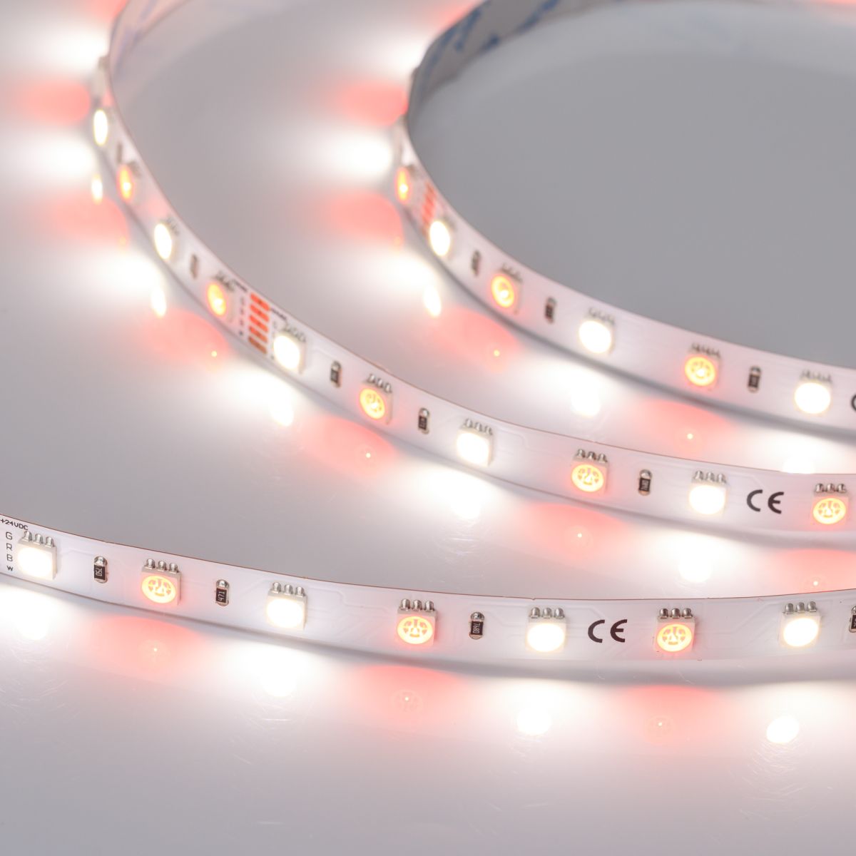 Светодиодная лента Arlight RT-B60-10mm 24V RGBW-Day (14.4 W/m, IP20, 5m) (Открытый) 018326(3)